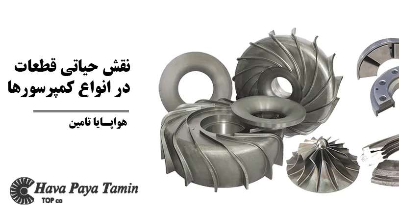 نقش حیاتی قطعات کمپرسور در صنایع و انتخاب بهترین تامین‌کننده